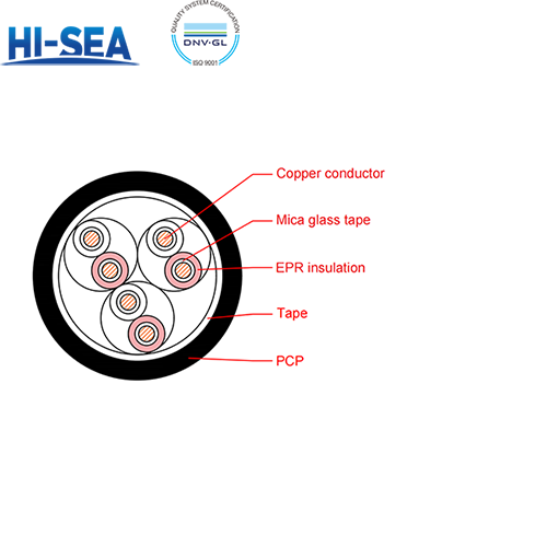 CHEF/NA EPR Insulation Fire Resistant Marine Communication Cable